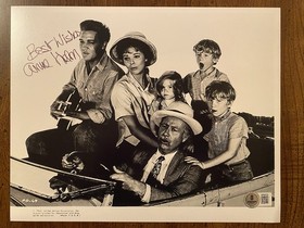 Anne Helm Signed Autographed Follow That Dream Cast Photo With Elvis Beckett BAS