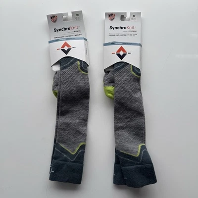 Лот 2 WIGWAM снег наркоман SynchroKnit шерсти над икры носок средний M 5-9,5 W 6-10 - Изображение 1 из 4