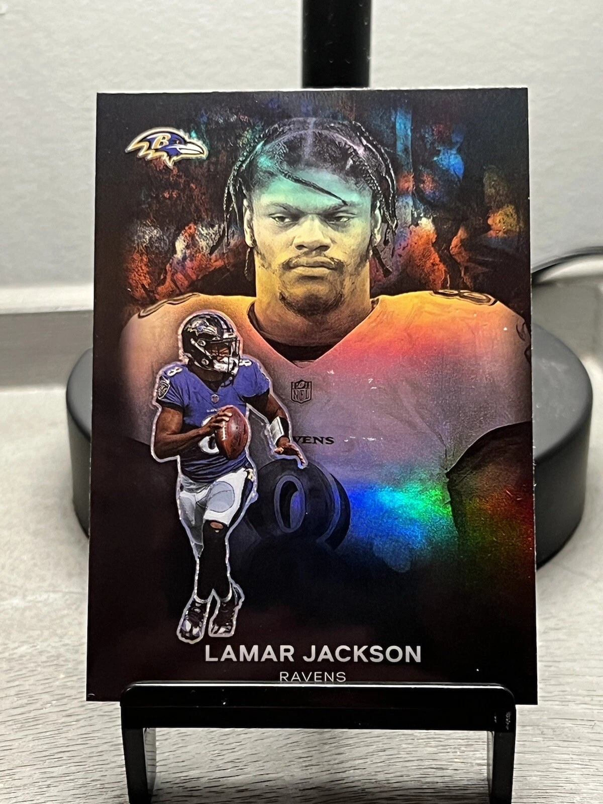 2022 Prizm Football Lamar Jackson Profiles SSP