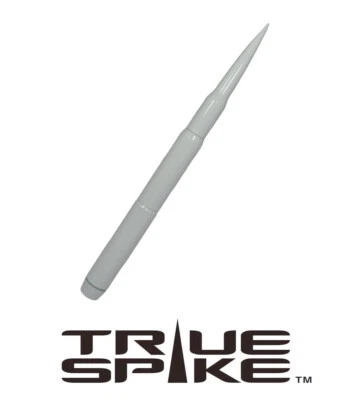 ANTENA TRUE SPIKE 12" FAT BULLET CLAVOS BLANCA PARA GMC SIERRA 1500 2007-2020 Foto 1 de 4