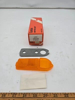 Подлинный передний боковой маркерный объектив NOS Jaguar XJ6, MG Lucas желтый 54579190 - Изображение 1 из 3