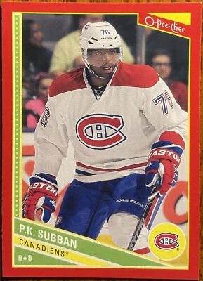 2013-14 O-Pee-Chee Red P.K. Subban #127 Montreal Canadiens - Image 1 of 2