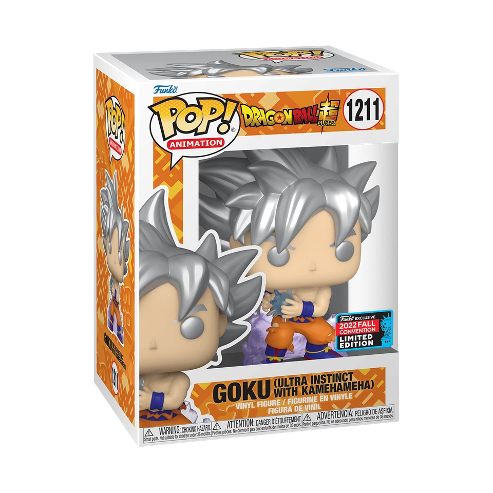 Funko Pop! Vinyl: Dragon Ball - Goku (Ultra Instinct With Kamehameha) - Chalice Collectibles New York Comic Con Funko (Exclusive) #1211