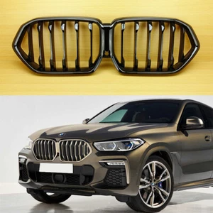 Gloss Black Front Kidney Grille M-Performance Look For BMW X6 G06 2020-2022 - Bild 1 von 5