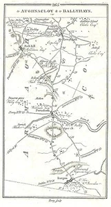 Antique map, Taylor & Skinner, Roads from Lisburn to Ballyhays (2) - Picture 1 of 2
