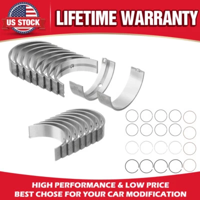 Rodamientos de varilla principal y anillos de pistón de +0,5 mm para Toyota Camry 2002-2009 2,4 L L4 2AZFE Foto 1 de 4