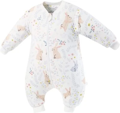Baby Schlafsack Winter 2,5TOG Füßen Baumwolle Kaninchen Winter Babyschlafsäcke - Bild 1 von 4