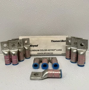 Thomas & Betts Aluminium Farbschlüssel Bandanstöße Rosa 42 AL9CU 16er Set - Bild 1 von 6