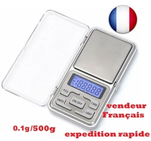 Mini Digital Balance poche électronique de Précision 0.1-500 g Pèse Bijoux herbe - Imagen 1 de 4