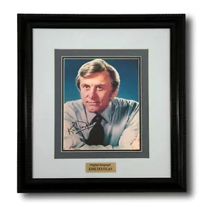 Kirk Douglas signiert 8x10 JSA COA Foto gerahmt Autogramm Spartacus Michael Wikinger - Bild 1 von 6