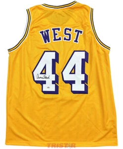 Jerry West Signed Autographed Los Angeles Custom Jersey PSA - Picture 1 of 3