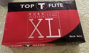 TOP FLITE XL PURE DISTANCE With More Roll 15 Golf Balls New Sealed - Picture 1 of 2