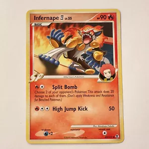Infernape 4 LV.55 Rising Rivals Pokémon TCG SP 43/111 Platino LP non comune - Foto 1 di 2