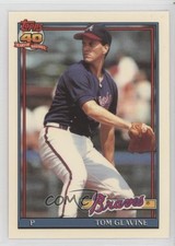 1991 Topps Factory Set Collector's Edition (Tiffany) Tom Glavine #82 HOF
