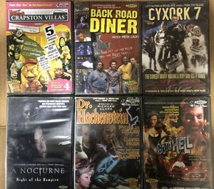 6 New Horror Sci Fi DVD Lot Troma Entertainment Go to Hell Dr Hackenstein Cyxork - Picture 1 of 3
