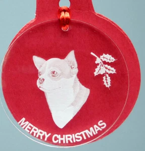 CHIHUAHUA #1 ADORNO PERRO, LUCITE, - Imagen 1 de 2