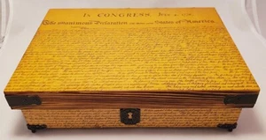 Patriotic "Shoebox" - Declaration of Independence by Newstalja Design Studio - Picture 1 of 12