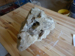 Quellstein Brunnenstein mit Loch für Quellsteinbrunnen Naturstein Nr. 57 Unikat - Bild 1 von 12