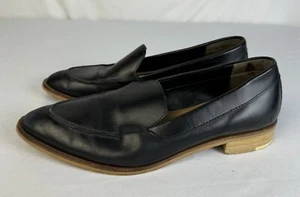 Everlane Shoes Modern Loafer Leather Slip On Shoes Black Made In Italy Women’s 8 - Picture 1 of 8