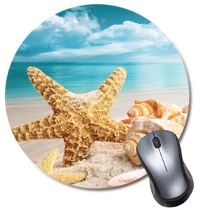 - Gaming Mouse Pad Round Mousepad for Computer Laptop Non-Slip Rubber Desk Ma... - Picture 1 of 7