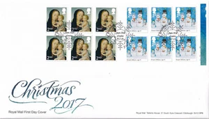 GB FDC Christmas 2nd Booklet Snowhill London EC1A 2017 (44444) - Picture 1 of 1
