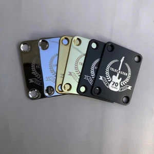 Custom Shop 70th Anniversary Neck Plate Fits Fender Telecaster Model Guitars - Picture 1 of 11