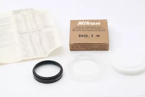 VINTAGE NIKON 52MM CLOSE-UP CAMERA LENS ATTACHMENT NO.1 - Picture 1 of 3