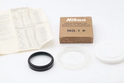 VINTAGE NIKON 52MM CLOSE-UP CAMERA LENS ATTACHMENT NO.1 - Image 1 of 3