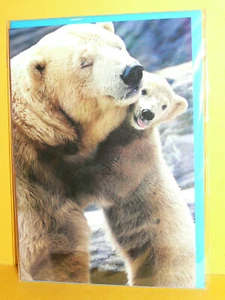 Zur Geburt - Zum  freudigen Ereignis - Mama Bär mit Babybär - Michel-Verlag -  - Bild 1 von 1