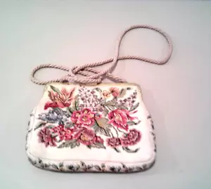 Vintage Walborg Floral Tapestry Purse Made In West Germany - Picture 1 of 6