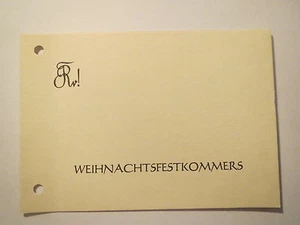 KDStV Rugia Wien - 1961 - Einladung Weihnachten / Studentika - Bild 1 von 1