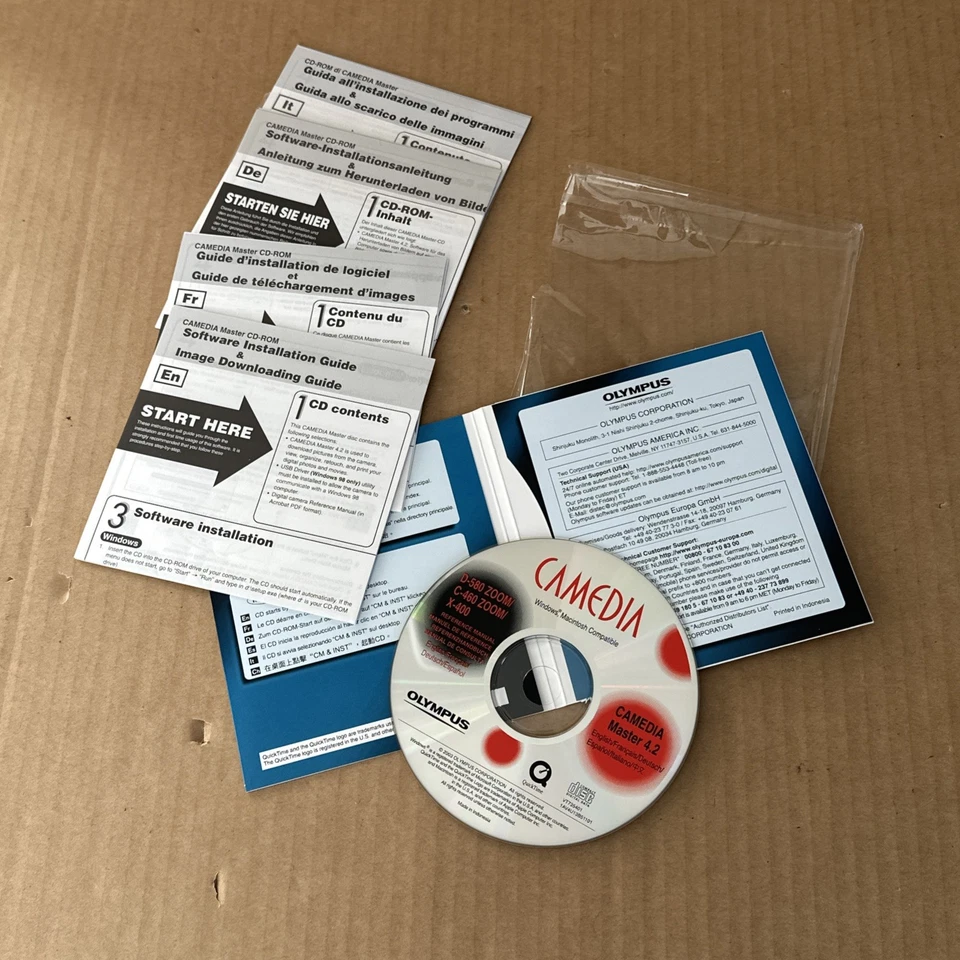 Olympus Camedia Master 4.2 Software CD-ROM for Digital Cameras - Image 1 of 1