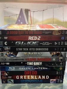 11x Blu-ray Lot Filme & Schonhüllen Star Trek Greenland Dredd RED GI JOE - Bild 1 von 4
