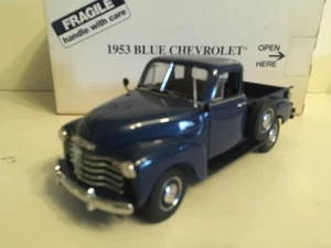 DANBURY MINT 1953 BLUE CHEVY PICKUP TRUCK  1/24TH in BOX - Picture 1 of 8