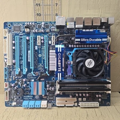 Материнская плата Gigabyte GA-890FXA-UD5 с процессором Athlon II X2 250 и 4 ГБ DDR3 RAM протестирована - Изображение 1 из 4