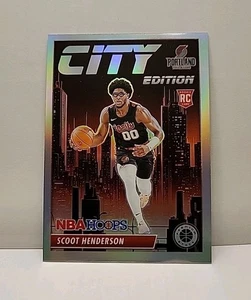 2023-24 NBA Hoops Premium Stock Scoot Henderson RC #5 Silver Prizm Rookie Q1 - Picture 1 of 1