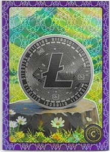 Litecoin 01/49 Emerald Gemstone Cardsmiths Currency Summer 2025 Set - ALPHA - Picture 1 of 1