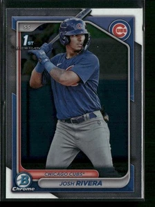 2024 Bowman #BCP-115 Josh Rivera Chrome 1st Prospects - Picture 1 of 2