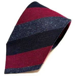 Missoni Repp Tie Vintage Regimental Silk and Wool Classic Preppy Dapper ITALY - Picture 1 of 22