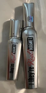 Benefit They're Real! Magnet Mascara schwarz volle Größe & eine Reisegröße neu ohne Karton - Bild 1 von 1