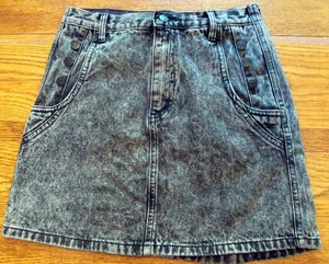ZGY Jeansrock schwarz Denim Damengröße 8-29 Taille - Bild 1 von 5
