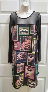 Women XL Dress African American Models Makeup Glamour Collage Photos New - Picture 1 of 19