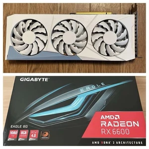 Gigabyte Amd Radeon Rx 6600 8gb Gddr6 Working Condition Gaming Graphics Card Pc - Picture 1 of 11
