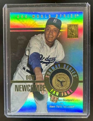 Fichas de tarifa de fan del metro Don Newcombe Serie Mundial Tributo Topps 2003 #SSF-DN Foto 1 de 2