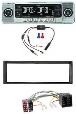 Dietz DAB USB MP3 Bluetooth Autoradio für VW Golf 2 83-92 Jetta II 84-92 T4 90-0 - Bild 1 von 4