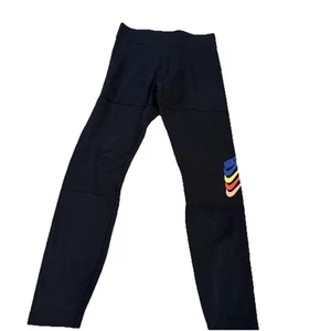 Nike kids' leggings Black With Color Logo On Calf Size S Brand NEW no Tags - Picture 1 of 11