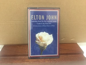 ELTON JOHN SOMETHING ABOUT THE WAY YOU LOOK TONIGHT AUDIO CASSETTE TAPE 1997 - Picture 1 of 3