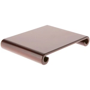 Plymor Walnut Scroll Wood Veneer Footed Display Base, 9" W x 7" D x 1.25" H - Picture 1 of 1