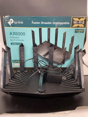 TP-Link AX6000 Wi-Fi 6 Router (Archer AX80) – Dual Band, 2.5 - Image 1 of 4