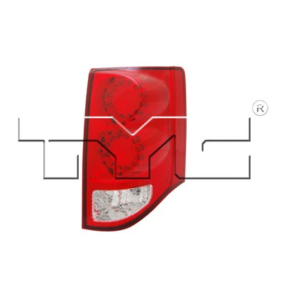 Conjunto de luz trasera derecha para Ram C/V 2012-2015 TYC 2012 2013 2014 2015 Foto 1 de 2